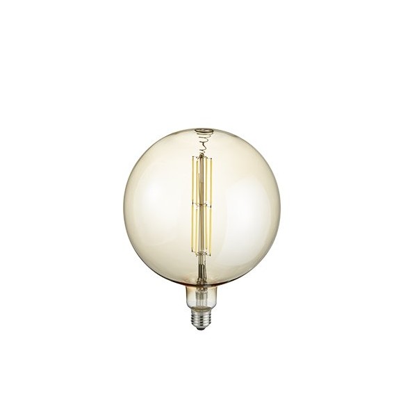 Trio 907-879 LED dizajnová filamentová žiarovka Globe 1x8W | E27 | 560L | 2700K - stmievateľná, jantár