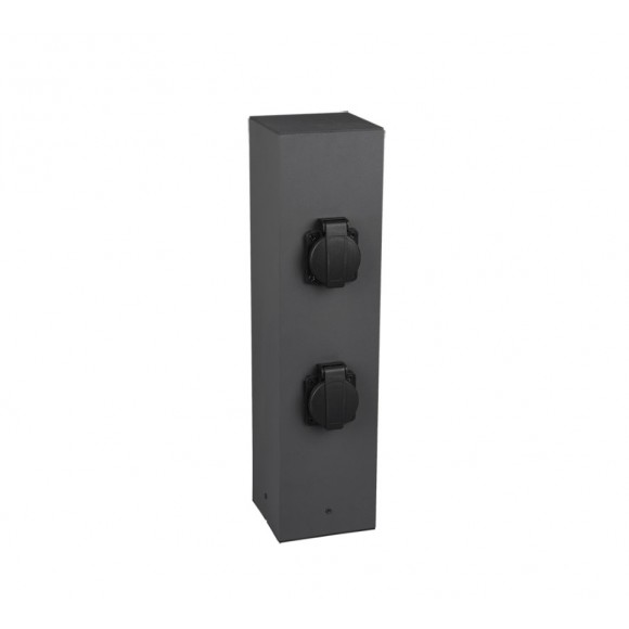 Trio 9964-42 zásuvkový stĺpik Garden Socket 4zásuvky | max 3600W - typ schuko, antracit
