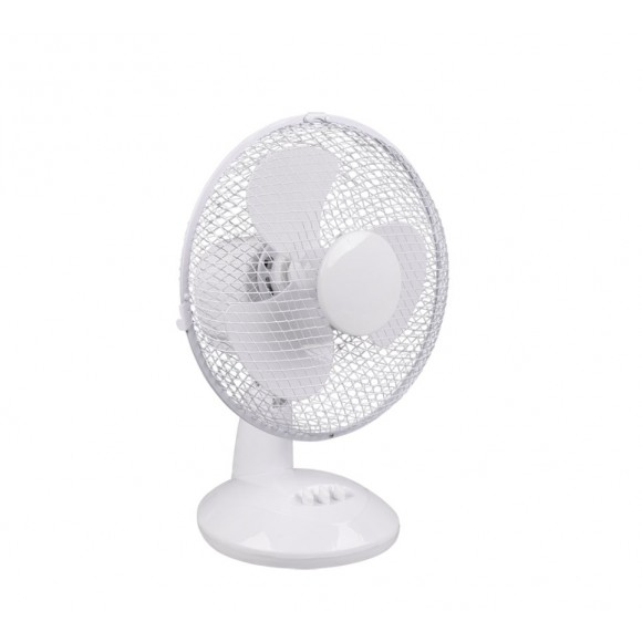 Trio R025-01 stolový otočný ventilátor Bergen - nastaviteľný, biely