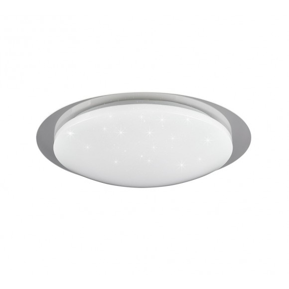 Trio R62094800 LED stropné svietidlo Bilbo 1x16W | 1350lm | 2700-5500K | IP20 | RGBW - stmievateľné, nepriame svetlo, nastavenie teploty osvetlenia, diaľkové ovládanie, efekt hvězny oblohy, oddelené vypínače, biela