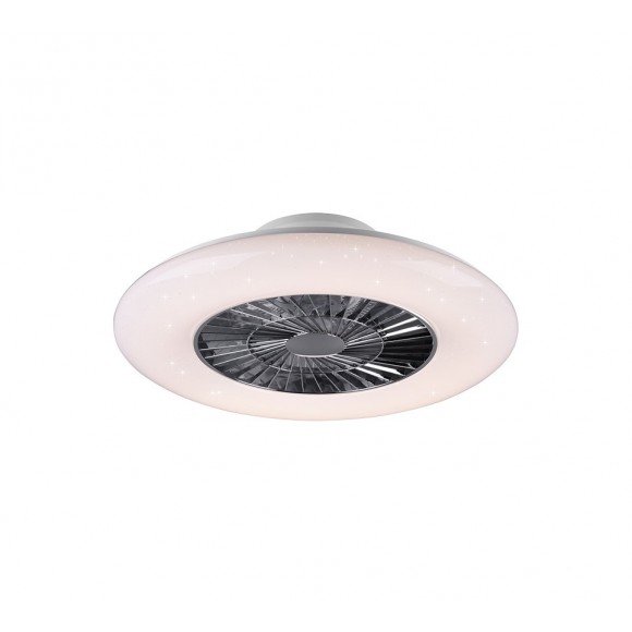 Trio R62402106 LED prisadený luster s ventilátorom Visby 1x40W | 3000-6000K - stmievateľný, s diaľkovým ovládačom