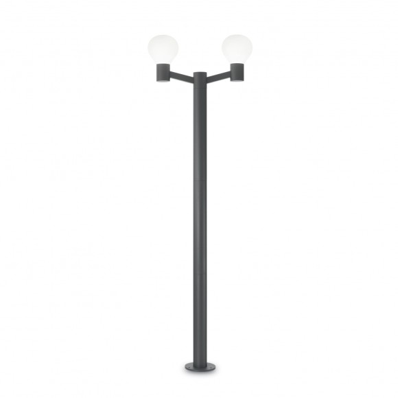 Ideal Lux 147079 vonkajšia lampa Clio 2x60W | GU10 | IP44 - čierna