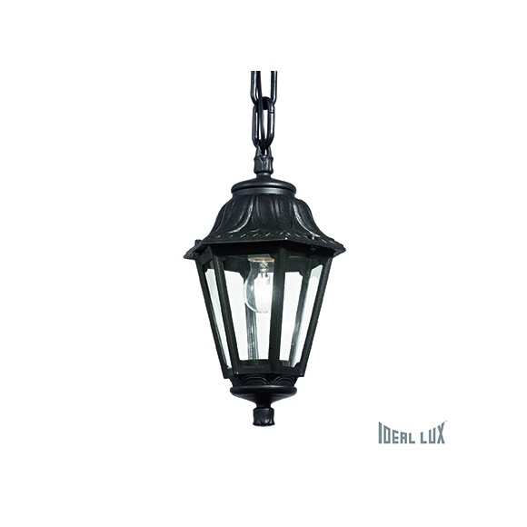 vonkajšie závesné svietidlo Ideal lux ANNA 1x60W E27 - čierna