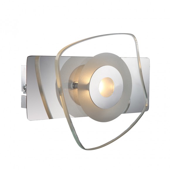 Italux W29385-1P LED nástenná lampa Bill 1x4.5W | 360lm | 3000K | IP20 - farba chróm