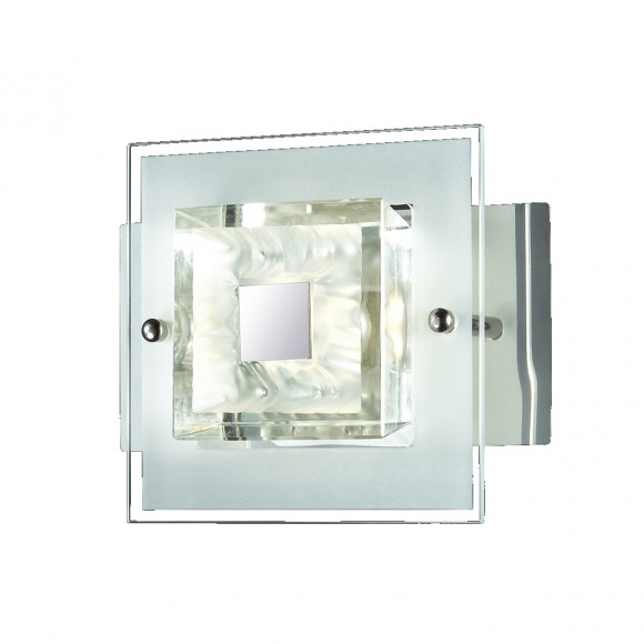 Italux W29532-1A LED nástenná lampa Bruna 1x4W | 320lm | 3000K | IP20 - farba chróm