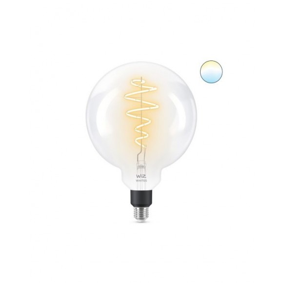 Wiz Tunable white 8718699786731 inteligentná LED filamentová žiarovka E27 | 1x6,5W | 470lm | 2700-6500K - tvar globe