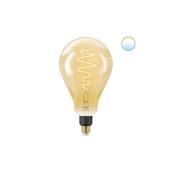 Wiz Tunable white 8718699786854 inteligentná LED dizajnová žiarovka E27 | 1x6,5W | 390lm | 2000-5000K - veľká žiarovka