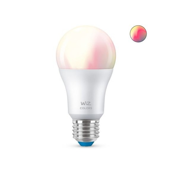 Wiz Colors 8718699787059 inteligentná LED žiarovka E27 | 1x8W | 806lm | 2200-6500K | RGB