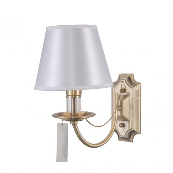 Italux WL-28366-1 nástenná lampa Solana 1x40W | E14 | IP20 - farba starožitný bronz