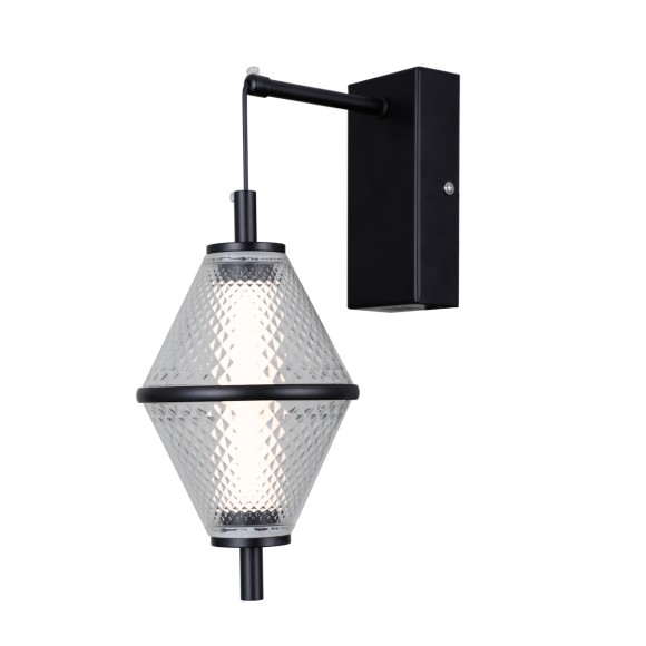 Italux WL-34395-1-BK LED nástenné svietidlo Fuente | 5W LED | 422lm | 3000K