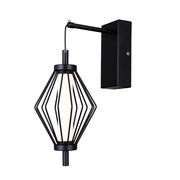Italux WL-34403-1-BK LED nástenné svietidlo Sevil | 5W LED | 303lm | 3000K
