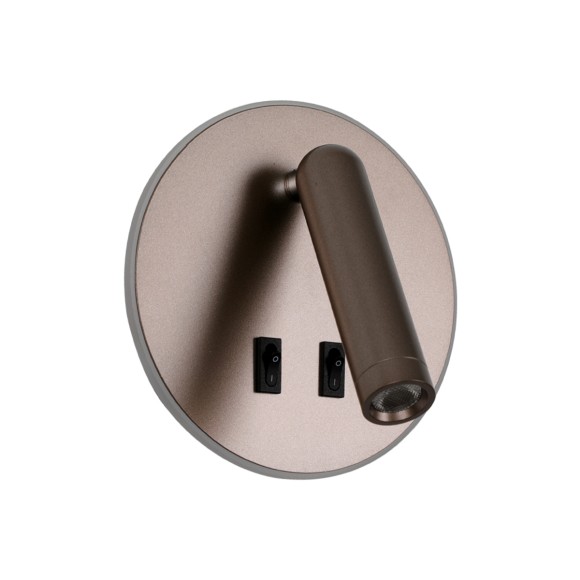 Italux WL-53742-1-CF LED bodové nástenné svietidlo Furla | 8W LED | 516lm | 3000K