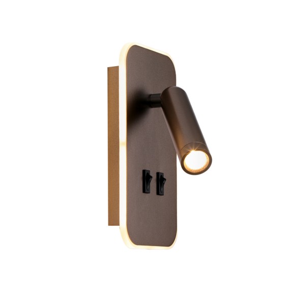 Italux WL-83957-1-GD LED bodové nástenné svietidlo Doria | 8W LED | 559lm | 3000K