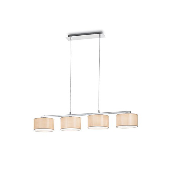 závesný luster Ideal Lux Woody SB4 4x40W G9 - moderné komplexné osvetlenie / biela farba