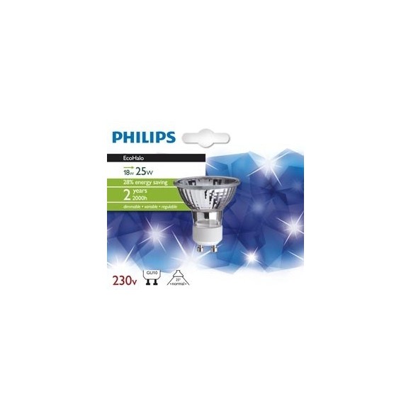 žiarovka Philips 18W GU10 - EcoHalo Twist 18W GU10 230V 25D 1BC / 10