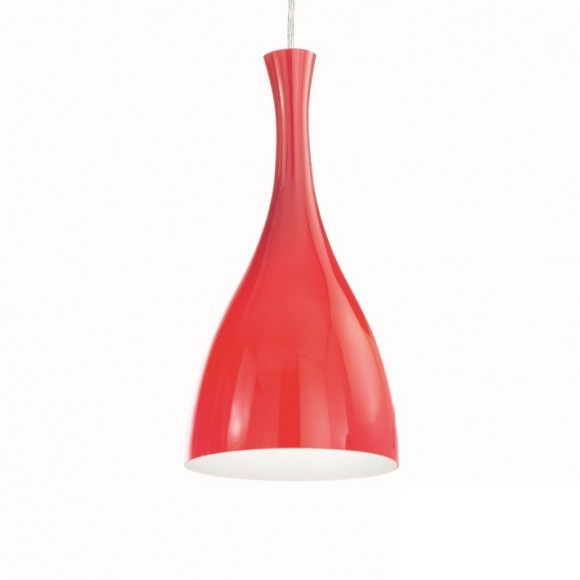 Ideal Lux 013251 závesné stropné svietidlo Olimpia Rosso 1x60W | E27 - červené