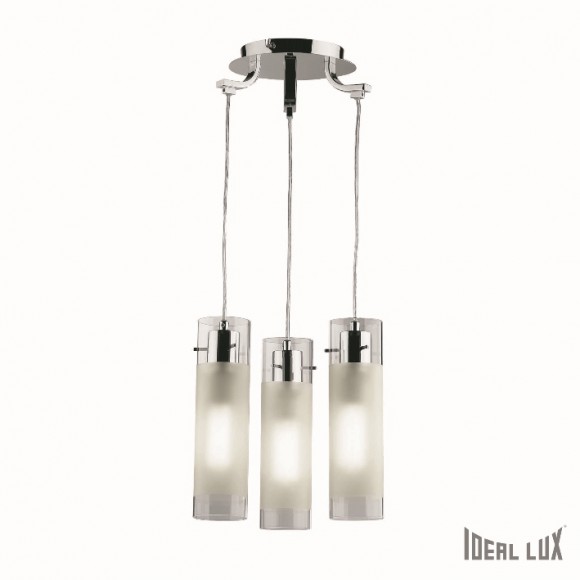 závesné svietidlo - luster Ideal lux FLAM 3 x 60W E27 - chróm