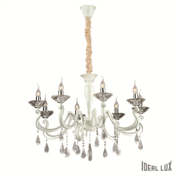 Ideal Lux 067889 závesné stropné svietidlo Candido 8x40W | E14