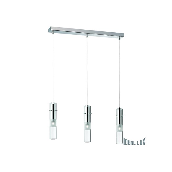 Ideal Lux 089621 závesné stropné svietidlo Bar 1x40W | G9 - chróm
