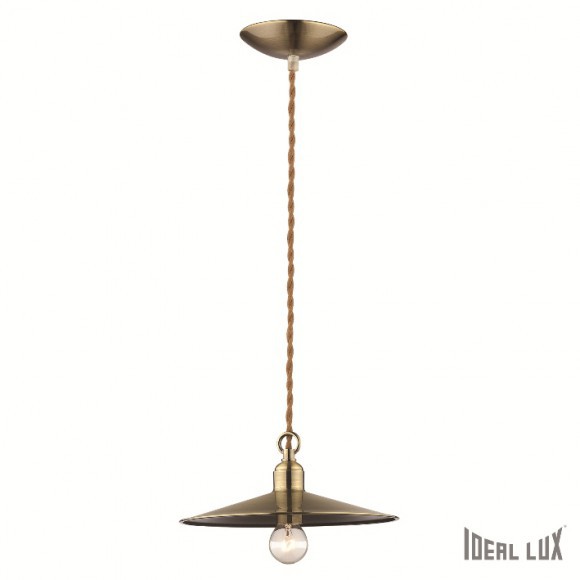 Ideal Lux 088259 závesné stropné svietidlo Cantina Rame 1x40W | E14 - meď