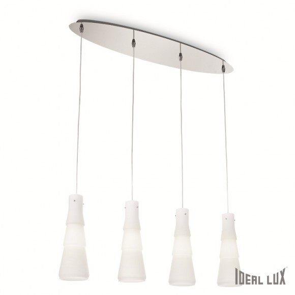 závesné svietidlo - luster Ideal lux BUD 4x60W E27 - biela