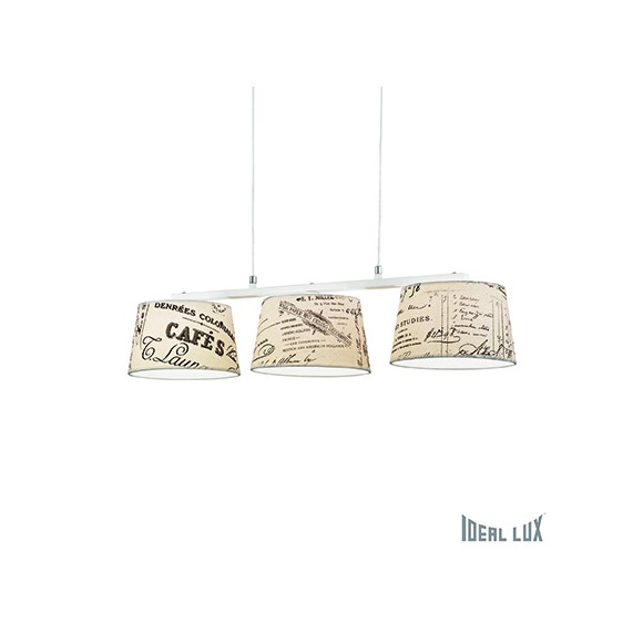 závesné svietidlo - luster Ideal lux COFFEE 3x40W G9 - biela