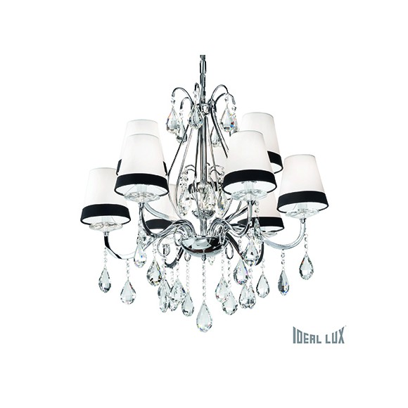Ideal Lux 093277 závesné stropné svietidlo Domus 9x40W | E14