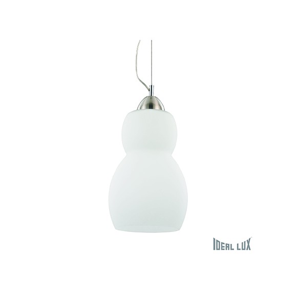 závesné svietidlo - luster Ideal lux RENE 1x60W E27 - biela
