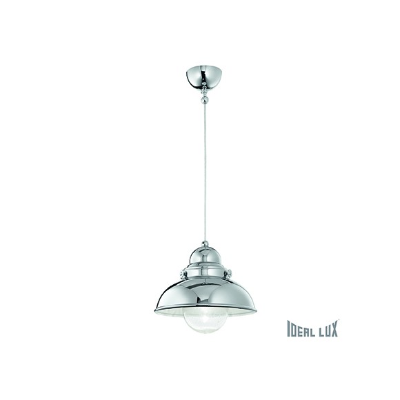 závesné svietidlo - luster Ideal lux SAILOR 1x100W E27 - chróm