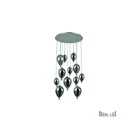 závesné svietidlo - luster Ideal lux CLOWN 12x40W G9 - chróm