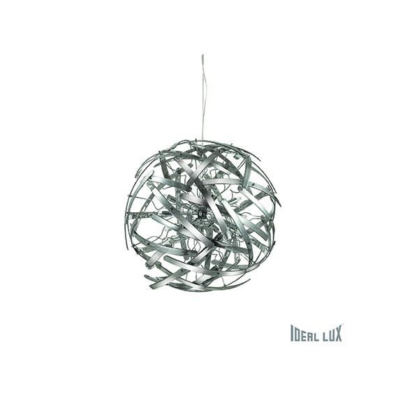 závesné svietidlo - luster Ideal lux LEMON 12x28W G9 - šedá dymová / chróm