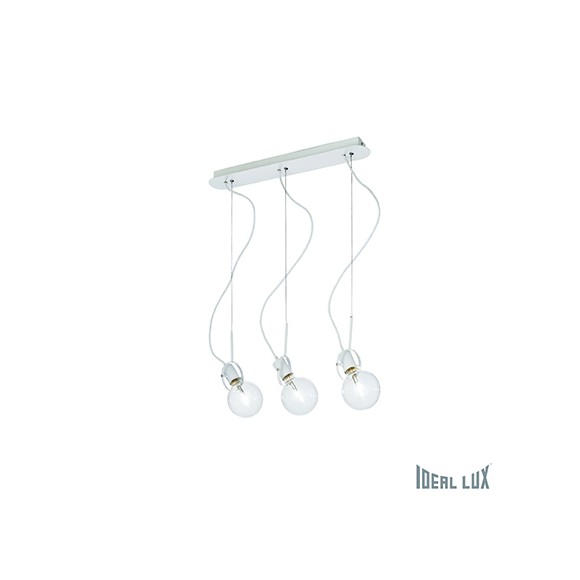 Ideal Lux 119434 závesné stropné svietidlo Radio 3x60W | E27 - biele