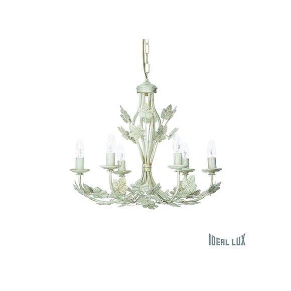 Ideal Lux 121857 závesné stropné svietidlo Champagne 6x40W | E14