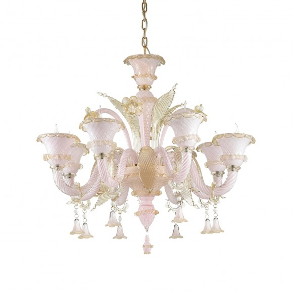 závesný luster Ideal Lux Antonietta SP8 8x40W E14 - luxusné romantika
