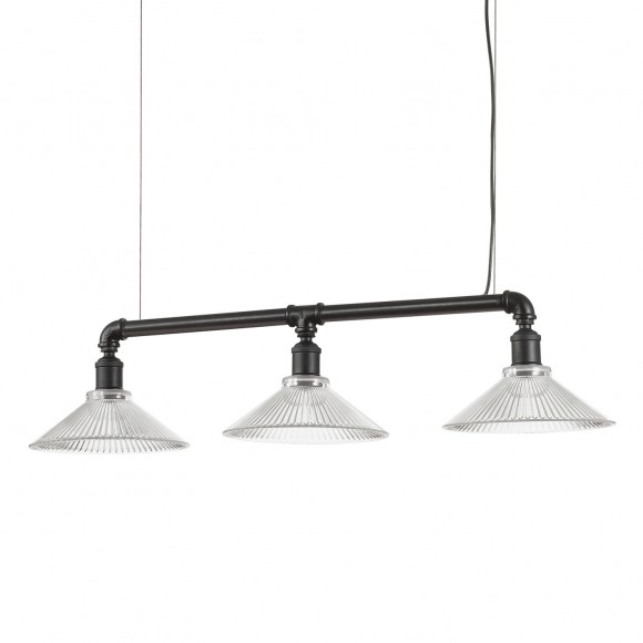 Ideal Lux 139975 závesné stropné svietidlo Astrid 3x60W | E27 - čierne