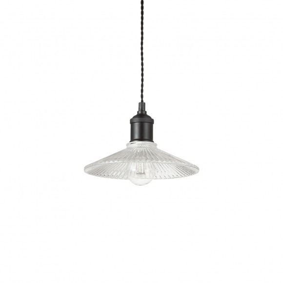 závesný luster Ideal Lux Astrid SP1 1x60W E27 - čierna