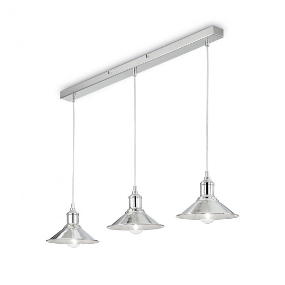 závesný luster Ideal Lux Seaman SB3 3x60W E27 - komplexné osvetlenie