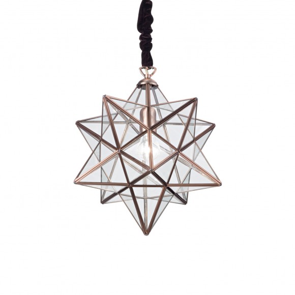 Ideal Lux 093031 závesné stropné svietidlo Stella 1x60W | E27 - meď