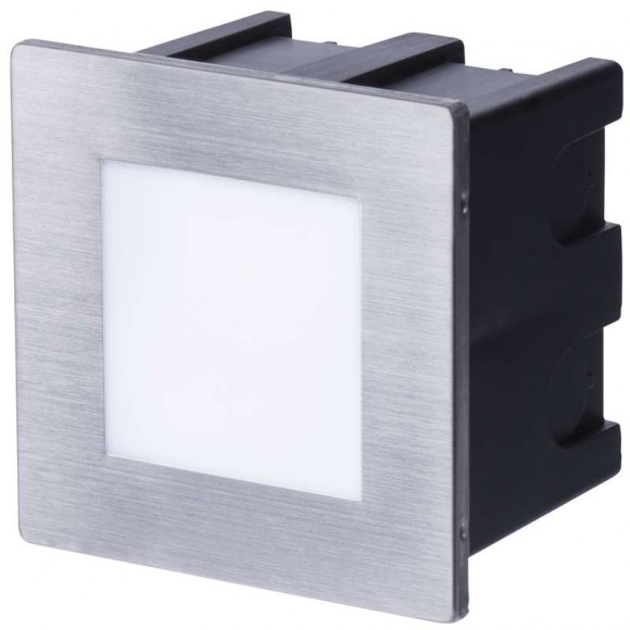 Emos ZC0109 LED orientačné zápustné svietidlo 1x1,5W | IP65 - teplá biela, nerez