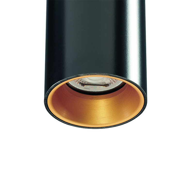 Sylvania 2061011 prisadené stropné bodové svietidlo Tubixx 1x14W | 1361lm | 4000K | IP20 - čierna, zlatá