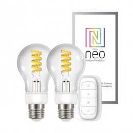 Immax Neo 07089BD LED sada inteligentných žiaroviek a diaľkové ovládanie 2x5W | E27 | 3000-6000K