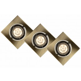 LED zápustné stropné svietidlo bodové Lucide FOCUS 3x5W GU10