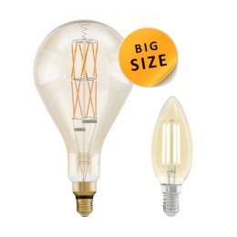 Eglo 11686 LED filamentová žiarovka Vintage 1x8W / 60W | E27 | 806lm | 2100K
