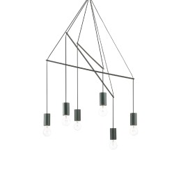 Ideal Lux 158860 luster Pop Nero 10x60W | E27