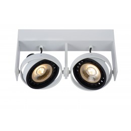 Lucide 22969/24/31 stropné svietidlo Griffon 2x12W | LED GU10 | 2x820lm | 2200K / 3000K