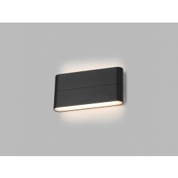 LED2 5131134 LED vonkajšie nástenné svietidlo Flat L 2x6W | 3000K | IP54