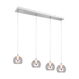 Trio T331610406 LED závesný luster FLYNT  | 8W integrovaný LED zdroj | 4x880lm | 2300+3000+4000K