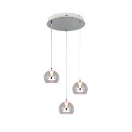 Trio T331630306 LED závesný luster FLYNT  | 8W integrovaný LED zdroj | 3x880lm | 2300+3000+4000K