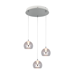 Trio T331630306 LED závesný luster FLYNT  | 8W integrovaný LED zdroj | 3x880lm | 2300+3000+4000K
