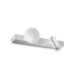 Ideal lux I336534 LED nástenné svietidlo PING PONG | 6W integrovaný LED zdroj